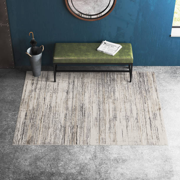 Steelside™ Romano Beige/Gray Rug & Reviews Wayfair